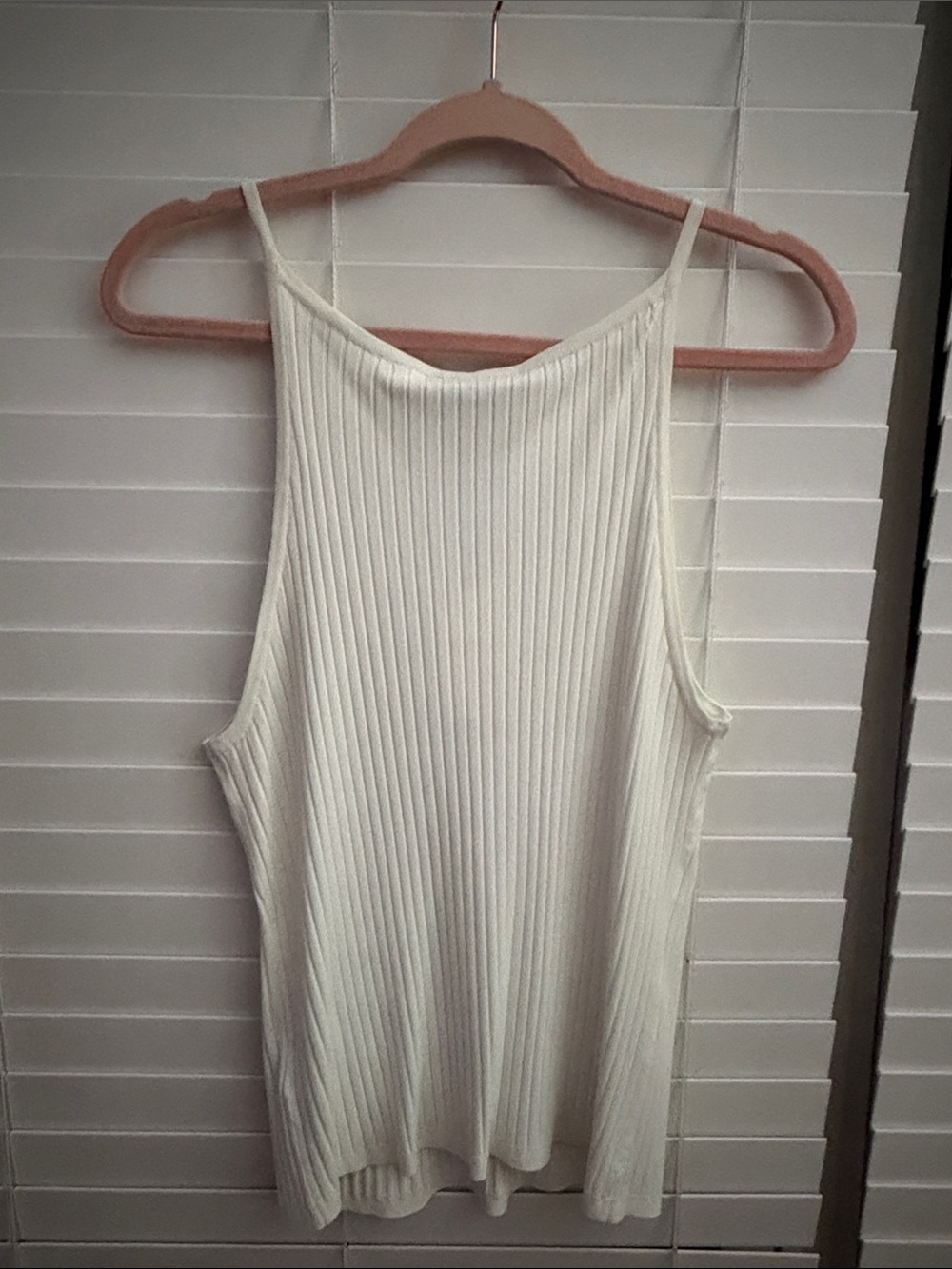 Ted Baker Ivory Ribbed Tank - Picture 3 of 6